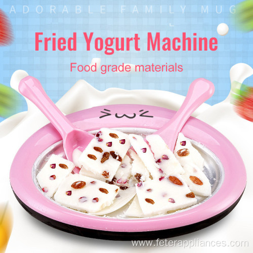 Mini Ice Cream Maker Cartoon Fried Ice Machine Fried Yogurt